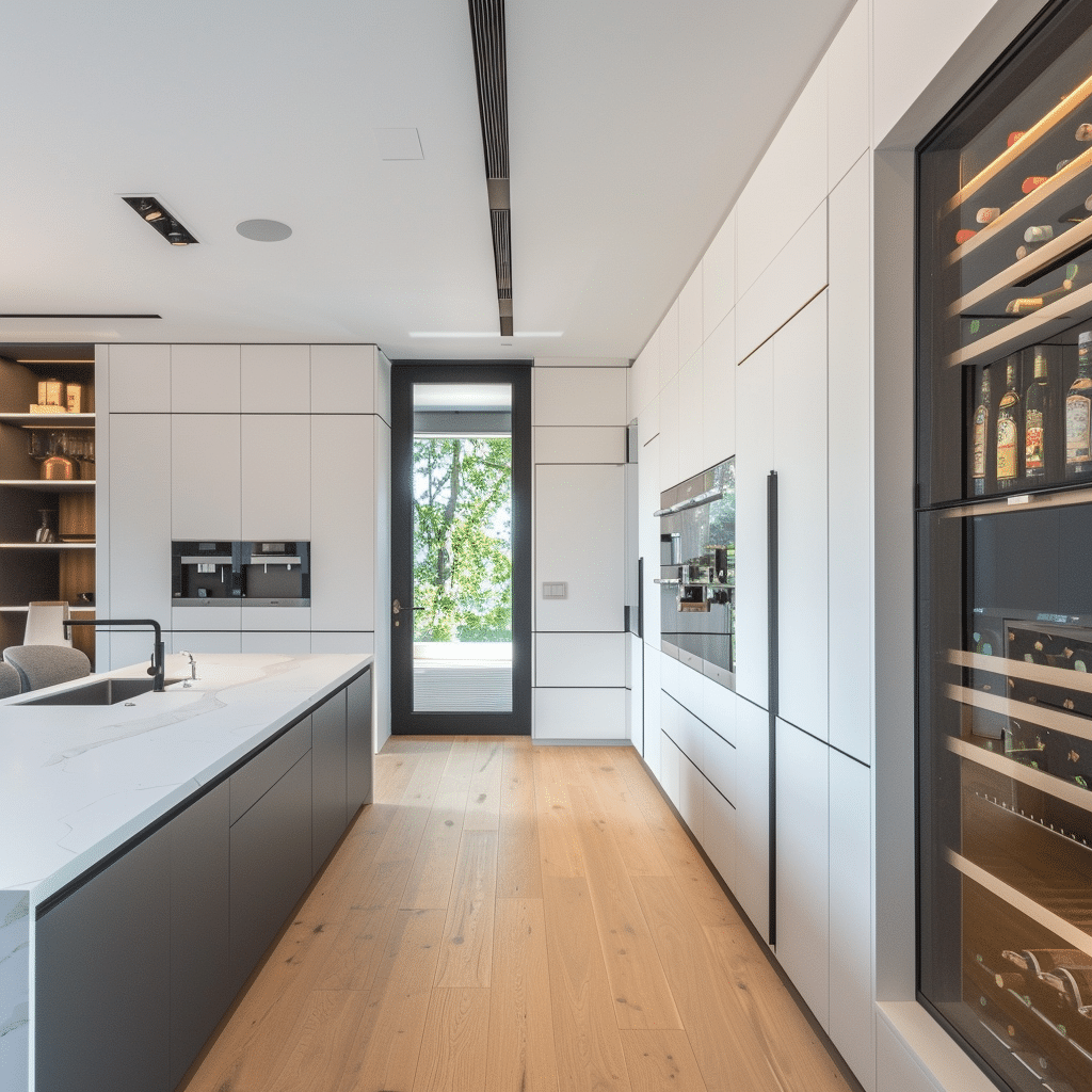 Keukenkasten tot aan plafond