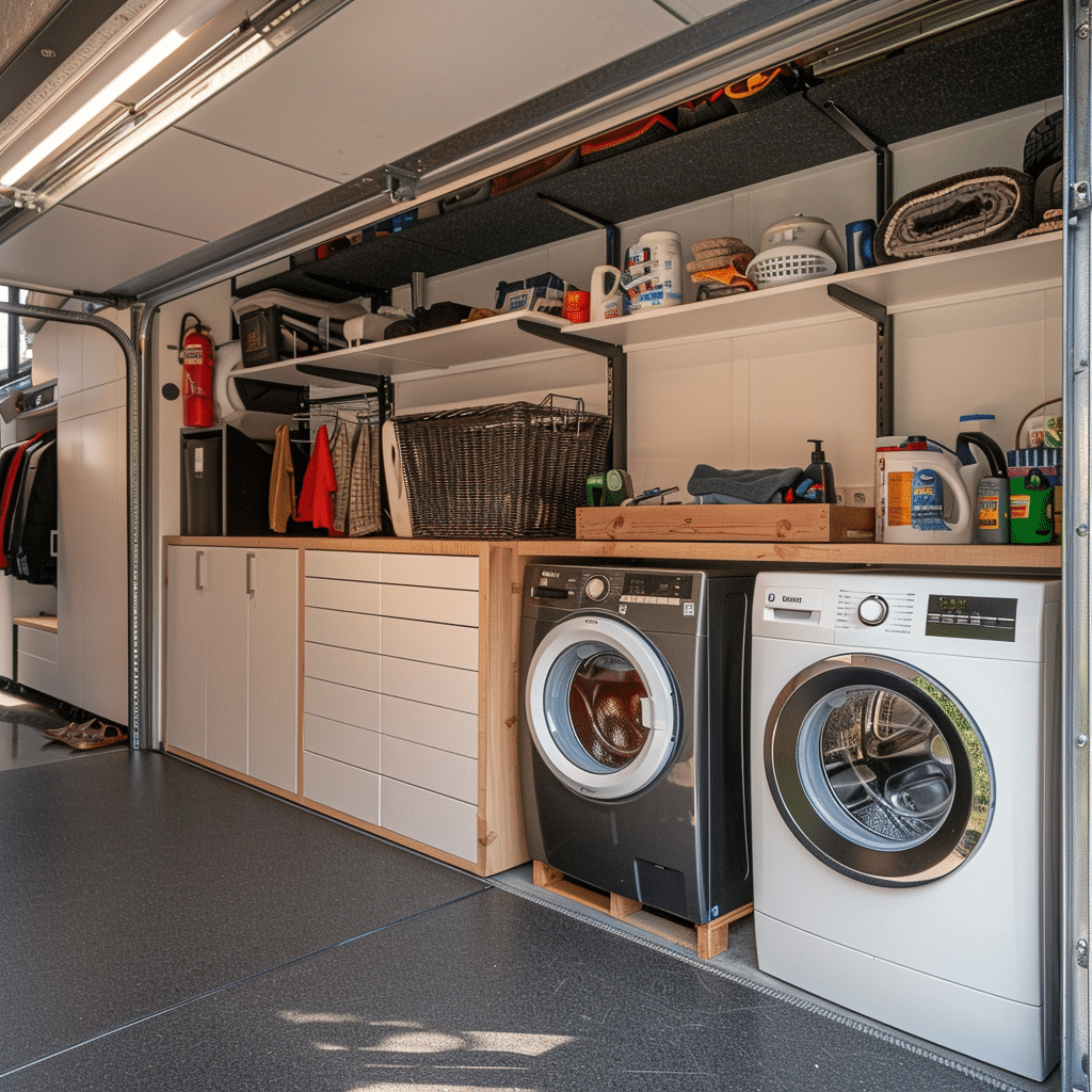 Wasmachinekast garage