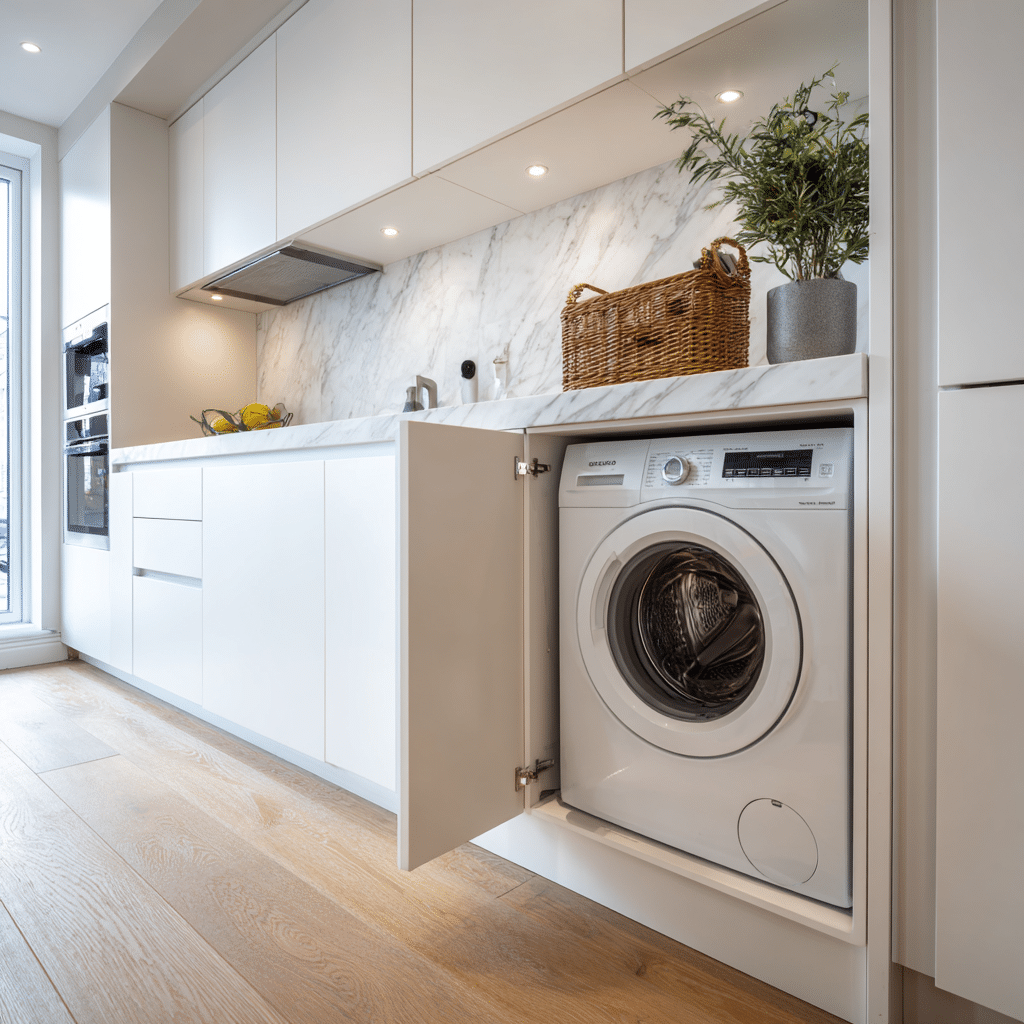 Wasmachinekast keuken