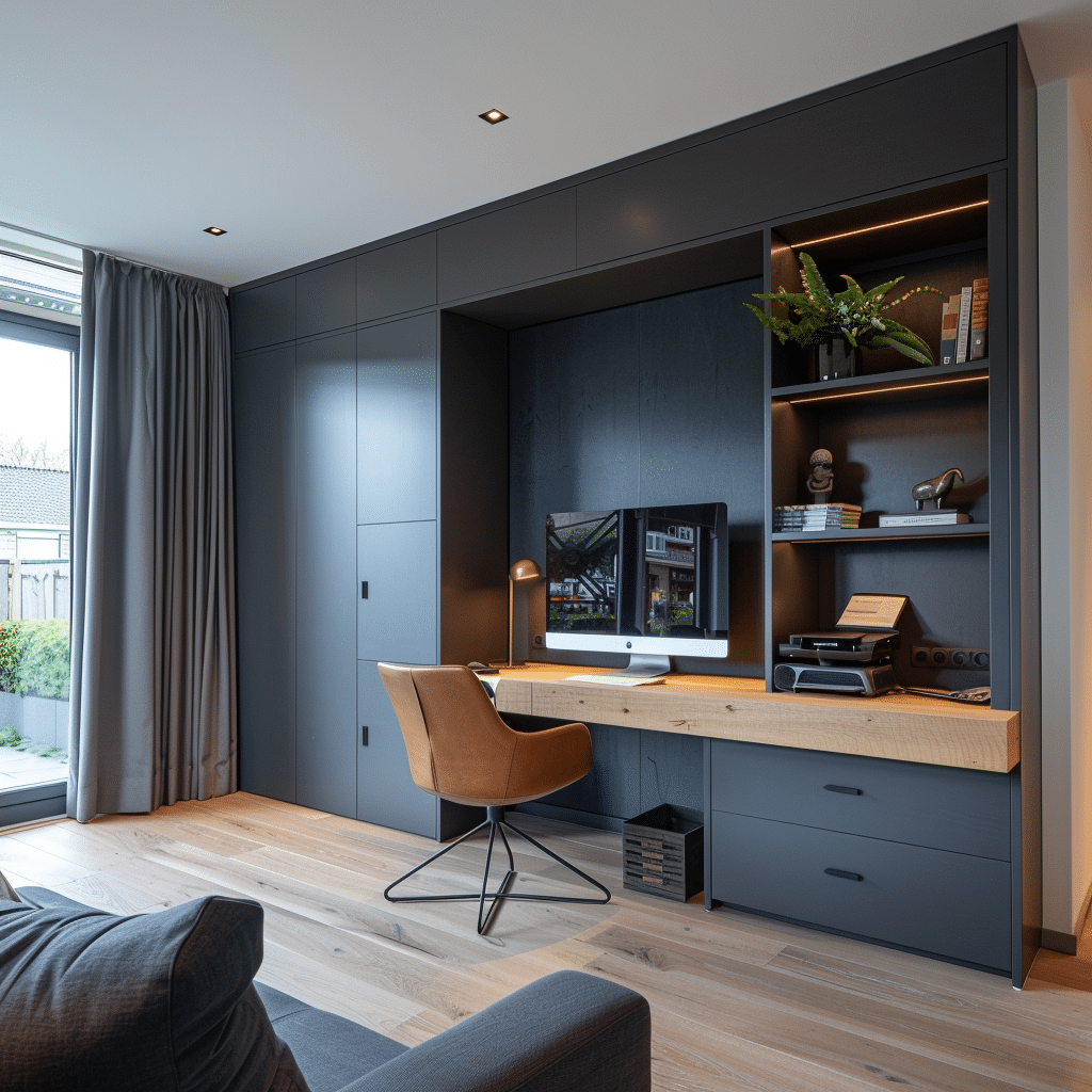 Wandkast thuiskantoor