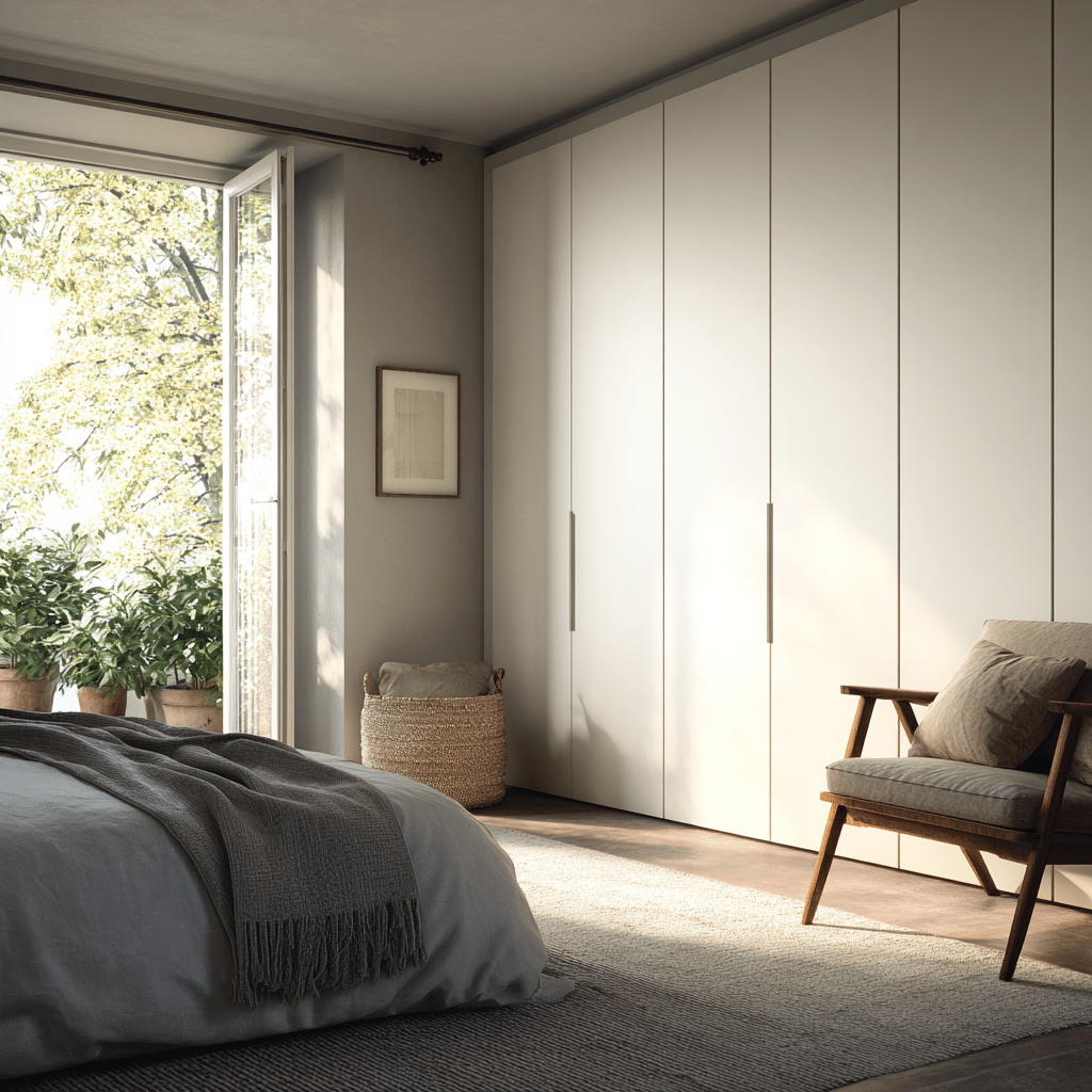 Witte schuifdeurkast